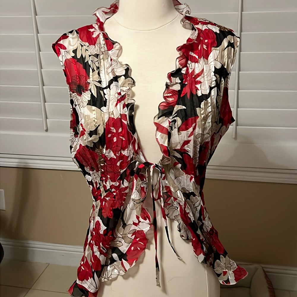 tie front tank top